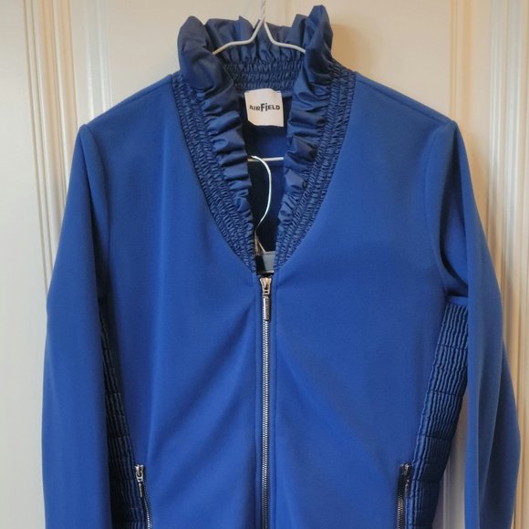 Airfield 2 pc Cobalt Blue Fleece jacket and pants - Picture 1 of 16